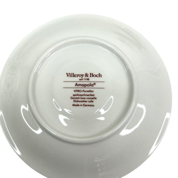 Villeroy & Boch Amapola Set Of 3 Tea Cups & Saucers Vitro Porcelain Floral - Picture 6 of 10
